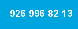 926 996 82 13 926 996 82 13
